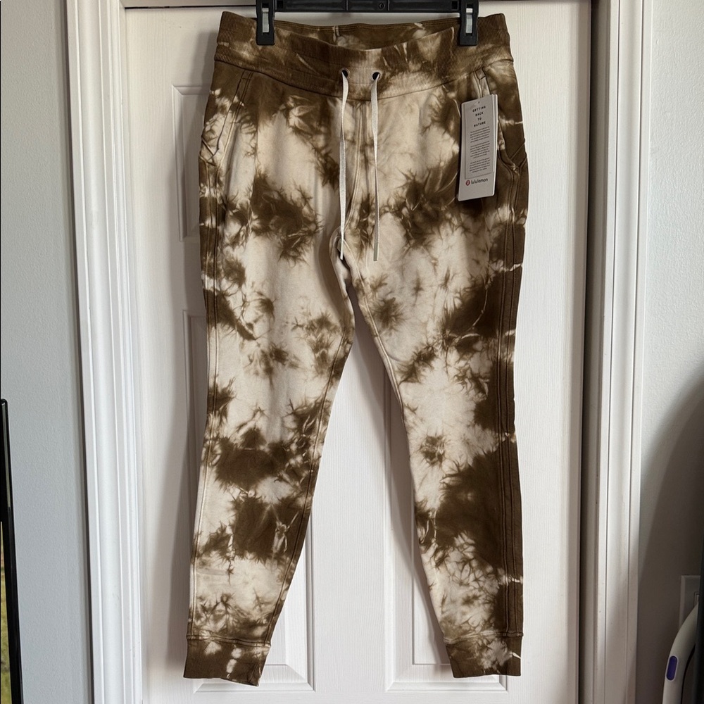 lululemon athletica Brown Tie-Dye Joggers